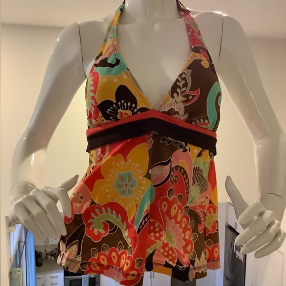 Multi Color Tankini - Picture 1 of 2